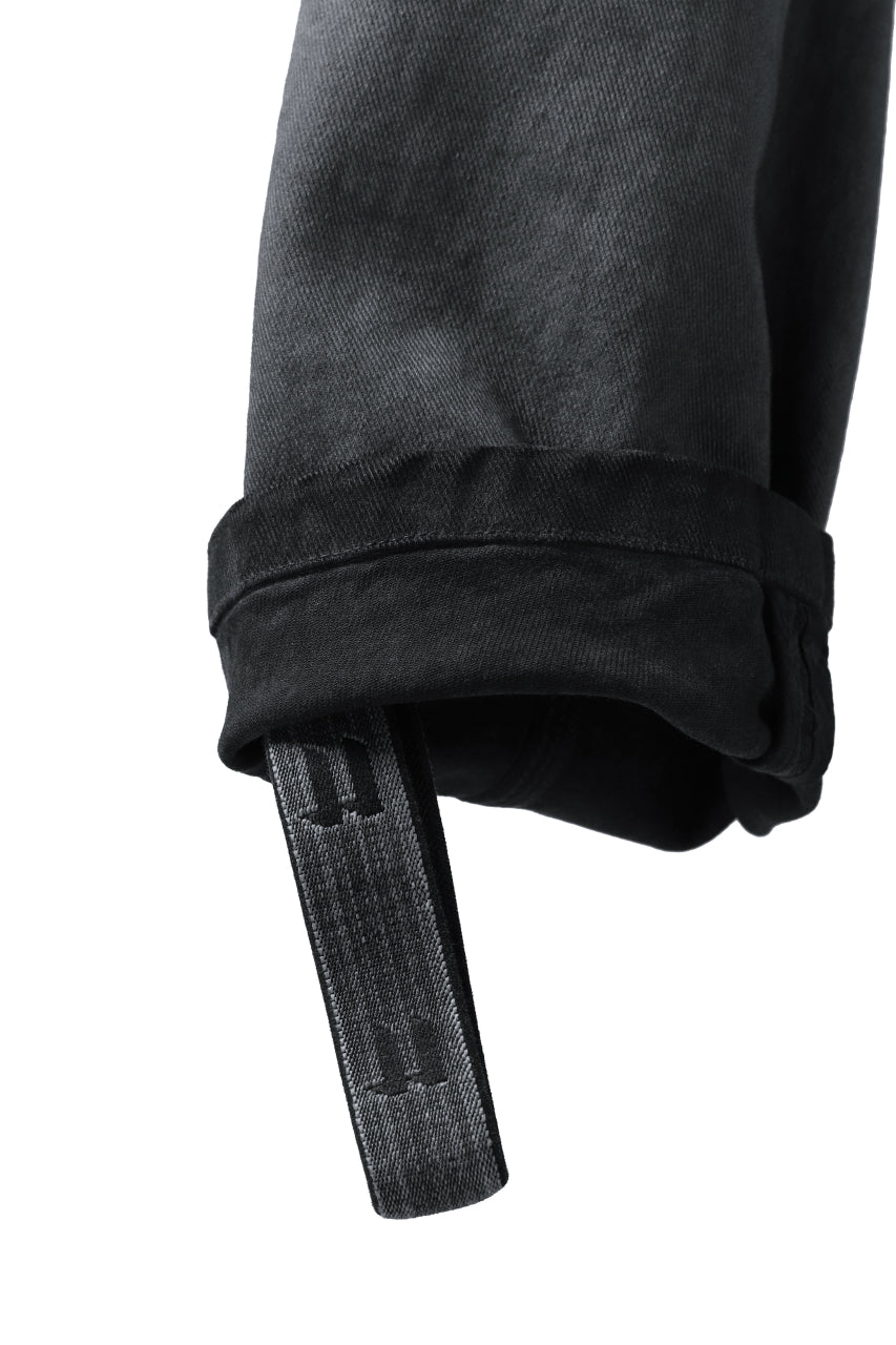 画像をギャラリービューアに読み込む, 11 BY BORIS BIDJAN SABERI LOW-DROPPED CROTCH BAGGY PANT "P4C-F-1481" (STRETCH DENIM / DIRTY GREY)