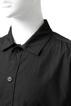 画像をギャラリービューアに読み込む, Y's LOOSEY WORK SHIRT / AIR-TUMBLED COTTON (BLACK)