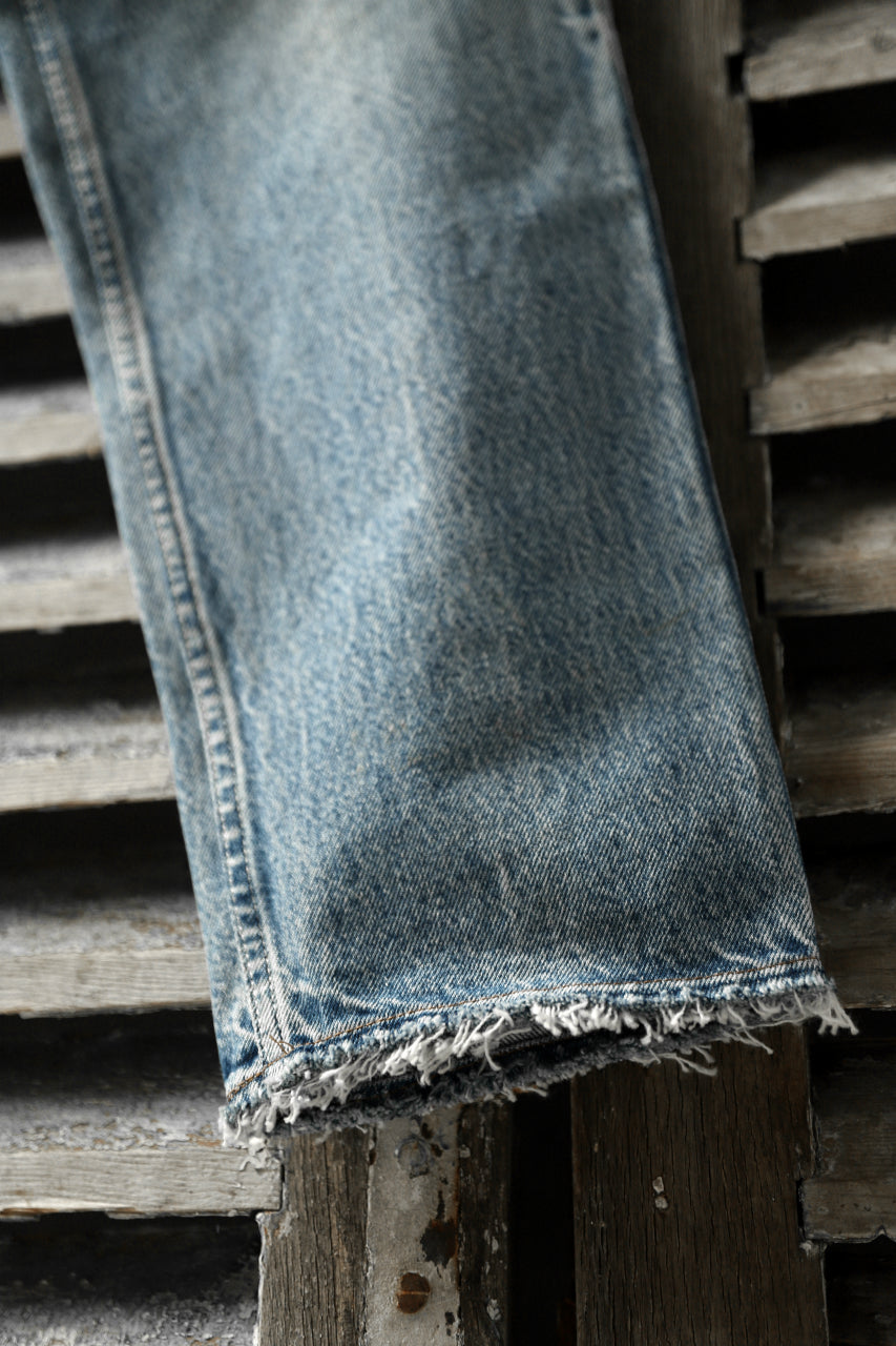 画像をギャラリービューアに読み込む, CHANGES VINTAGE REMAKE DENIM STRAIGHT PANTS / RARE DENIM (INDIGO #B)