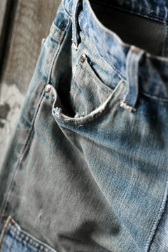 画像をギャラリービューアに読み込む, CHANGES VINTAGE REMAKE DENIM STRAIGHT PANTS / RARE DENIM (INDIGO #B)