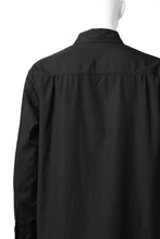 画像をギャラリービューアに読み込む, Y's LOOSEY WORK SHIRT / AIR-TUMBLED COTTON (BLACK)