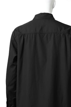 画像をギャラリービューアに読み込む, Y's LOOSEY WORK SHIRT / AIR-TUMBLED COTTON (BLACK)