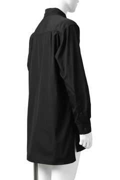 画像をギャラリービューアに読み込む, Y's LOOSEY WORK SHIRT / AIR-TUMBLED COTTON (BLACK)