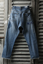 画像をギャラリービューアに読み込む, CHANGES VINTAGE REMAKE PATCHWORK DENIM TAPERED PANTS / VINTAGE DENIM (INDIGO #A)