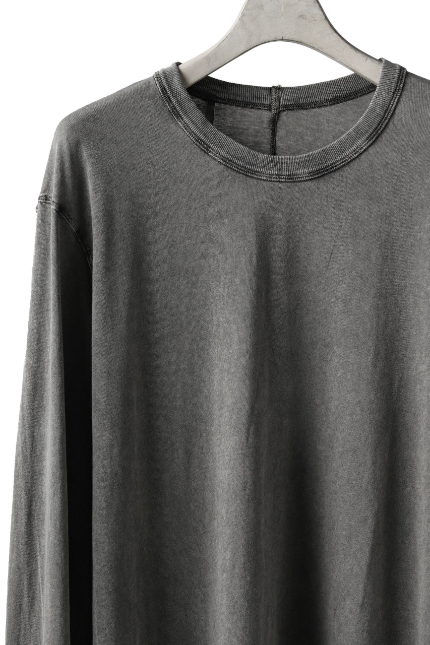 画像をギャラリービューアに読み込む, 11 BY BORIS BIDJAN SABERI LONG SLEEVE TEE &quot;L-S1B-F-1101&quot; (ACID GREY)