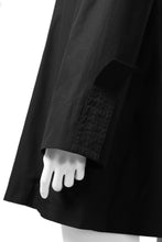 画像をギャラリービューアに読み込む, Y's BANG ON! No.120 CUFF ST CHINA SHIRT / AIR-TUMBLED COTTON (BLACK)