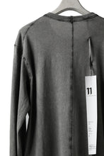 画像をギャラリービューアに読み込む, 11 BY BORIS BIDJAN SABERI LONG SLEEVE TEE &quot;L-S1B-F-1101&quot; (ACID GREY)