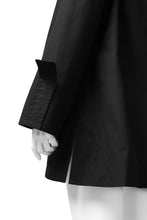画像をギャラリービューアに読み込む, Y's BANG ON! No.120 CUFF ST CHINA SHIRT / AIR-TUMBLED COTTON (BLACK)