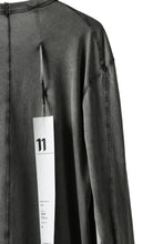 画像をギャラリービューアに読み込む, 11 BY BORIS BIDJAN SABERI LONG SLEEVE TEE "L-S1B-F-1101" (ACID GREY)