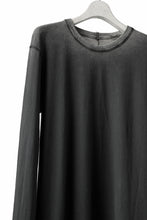 画像をギャラリービューアに読み込む, 11 BY BORIS BIDJAN SABERI LONG SLEEVE TEE &quot;L-S1B-F-1101&quot; (ACID GREY)