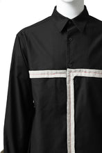 画像をギャラリービューアに読み込む, Y's BANG ON! No.139 ANCIENT TRIBE TAPE-STITCH SHIRT (BLACK)