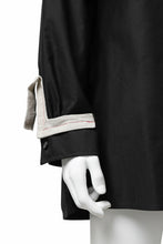 画像をギャラリービューアに読み込む, Y's BANG ON! No.139 ANCIENT TRIBE TAPE-STITCH SHIRT (BLACK)