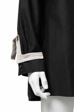 画像をギャラリービューアに読み込む, Y's BANG ON! No.139 ANCIENT TRIBE TAPE-STITCH SHIRT (BLACK)