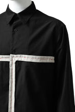 画像をギャラリービューアに読み込む, Y's BANG ON! No.139 ANCIENT TRIBE TAPE-STITCH SHIRT (BLACK)