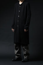 画像をギャラリービューアに読み込む, forme d'expression Buttoned Up Knitted Coat (Black)