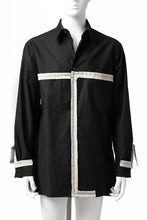 画像をギャラリービューアに読み込む, Y's BANG ON! No.139 ANCIENT TRIBE TAPE-STITCH SHIRT (BLACK)