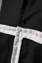 画像をギャラリービューアに読み込む, Y's BANG ON! No.139 ANCIENT TRIBE TAPE-STITCH SHIRT (BLACK)
