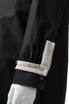 画像をギャラリービューアに読み込む, Y's BANG ON! No.139 ANCIENT TRIBE TAPE-STITCH SHIRT (BLACK)