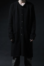 画像をギャラリービューアに読み込む, forme d'expression Buttoned Up Knitted Coat (Black)