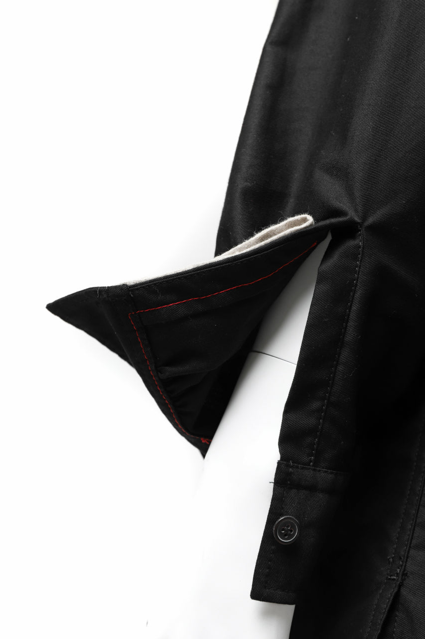 画像をギャラリービューアに読み込む, Y's BANG ON! No.139 ANCIENT TRIBE TAPE-STITCH SHIRT (BLACK)