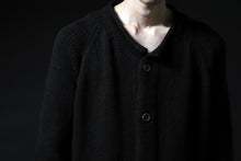 画像をギャラリービューアに読み込む, forme d'expression Buttoned Up Knitted Coat (Black)