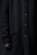 画像をギャラリービューアに読み込む, forme d'expression Buttoned Up Knitted Coat (Black)