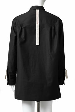 画像をギャラリービューアに読み込む, Y's BANG ON! No.139 ANCIENT TRIBE TAPE-STITCH SHIRT (BLACK)