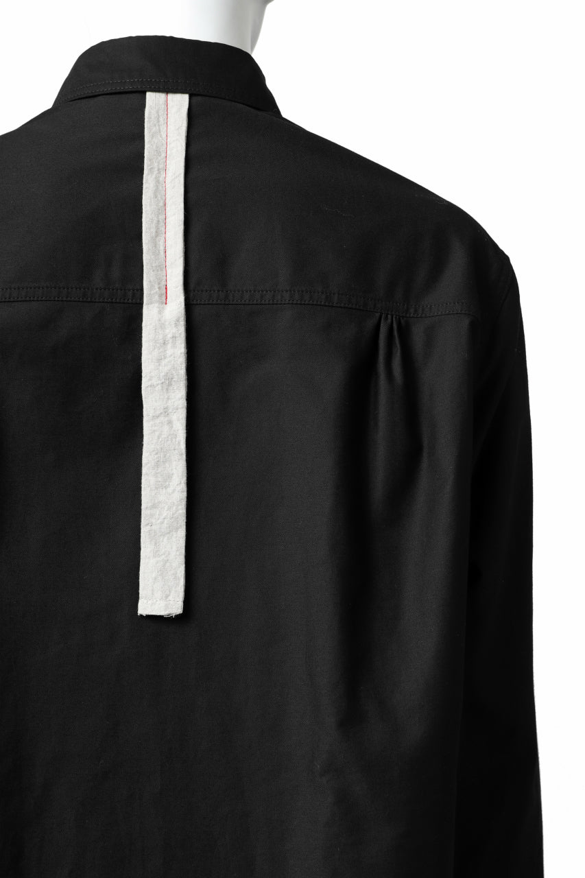 画像をギャラリービューアに読み込む, Y's BANG ON! No.139 ANCIENT TRIBE TAPE-STITCH SHIRT (BLACK)