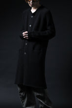 画像をギャラリービューアに読み込む, forme d'expression Buttoned Up Knitted Coat (Black)