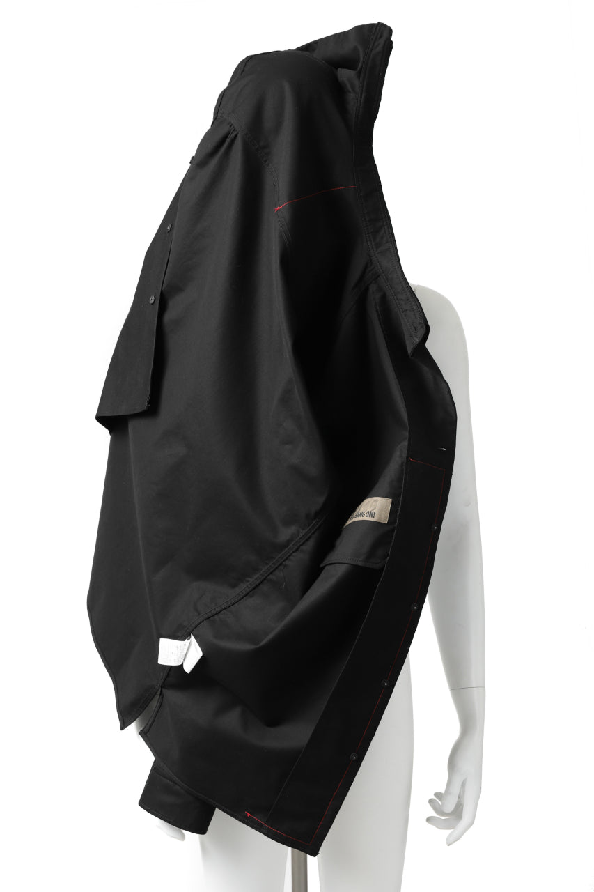 画像をギャラリービューアに読み込む, Y's BANG ON! No.139 ANCIENT TRIBE TAPE-STITCH SHIRT (BLACK)