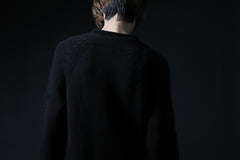 画像をギャラリービューアに読み込む, forme d'expression Buttoned Up Knitted Coat (Black)