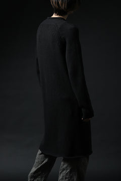 画像をギャラリービューアに読み込む, forme d'expression Buttoned Up Knitted Coat (Black)