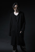 画像をギャラリービューアに読み込む, forme d'expression Buttoned Up Knitted Coat (Black)