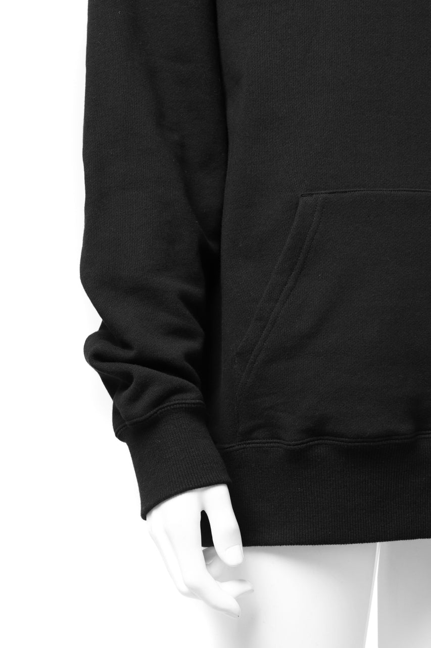 画像をギャラリービューアに読み込む, Y's REGULAR FIT LOGO SWEATER HOODIE (BLACK)