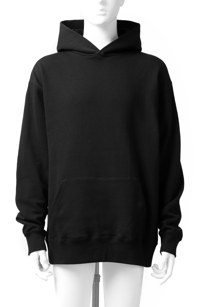 画像をギャラリービューアに読み込む, Y's REGULAR FIT LOGO SWEATER HOODIE (BLACK)