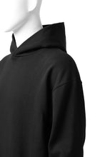 画像をギャラリービューアに読み込む, Y's REGULAR FIT LOGO SWEATER HOODIE (BLACK)
