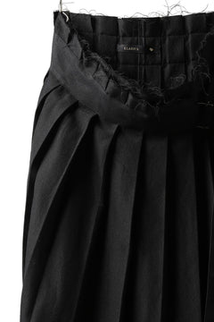 画像をギャラリービューアに読み込む, KLASICA CIGAR WRAP PLEATS SKIRT / SERGE WOOL&RAMIE (IRON)