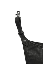 Load image into Gallery viewer, ISAMU KATAYAMA BACKLASH WAIST HANG BAG / DOUBLE-SHOULDER OBJECT DYED (BLACK)