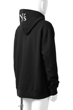画像をギャラリービューアに読み込む, Y's REGULAR FIT LOGO SWEATER HOODIE (BLACK)