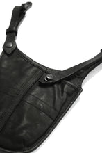 Load image into Gallery viewer, ISAMU KATAYAMA BACKLASH WAIST HANG BAG / DOUBLE-SHOULDER OBJECT DYED (BLACK)