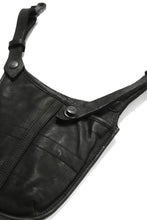 Load image into Gallery viewer, ISAMU KATAYAMA BACKLASH WAIST HANG BAG / DOUBLE-SHOULDER OBJECT DYED (BLACK)