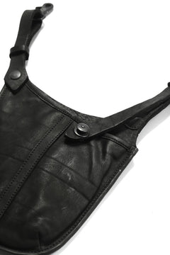 Load image into Gallery viewer, ISAMU KATAYAMA BACKLASH WAIST HANG BAG / DOUBLE-SHOULDER OBJECT DYED (BLACK)