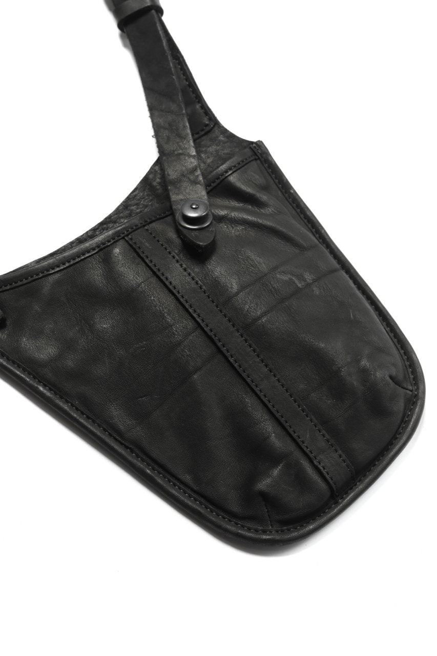 Load image into Gallery viewer, ISAMU KATAYAMA BACKLASH WAIST HANG BAG / DOUBLE-SHOULDER OBJECT DYED (BLACK)