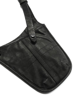 Load image into Gallery viewer, ISAMU KATAYAMA BACKLASH WAIST HANG BAG / DOUBLE-SHOULDER OBJECT DYED (BLACK)
