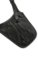 Load image into Gallery viewer, ISAMU KATAYAMA BACKLASH WAIST HANG BAG / DOUBLE-SHOULDER OBJECT DYED (BLACK)