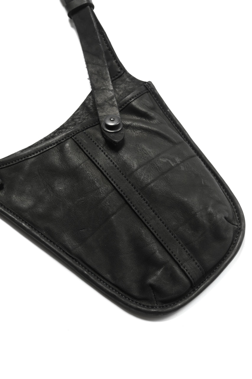 Load image into Gallery viewer, ISAMU KATAYAMA BACKLASH WAIST HANG BAG / DOUBLE-SHOULDER OBJECT DYED (BLACK)