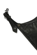 Load image into Gallery viewer, ISAMU KATAYAMA BACKLASH WAIST HANG BAG / DOUBLE-SHOULDER OBJECT DYED (BLACK)