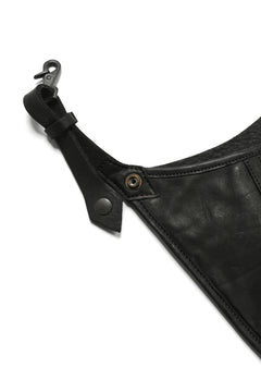 Load image into Gallery viewer, ISAMU KATAYAMA BACKLASH WAIST HANG BAG / DOUBLE-SHOULDER OBJECT DYED (BLACK)