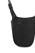 Load image into Gallery viewer, ISAMU KATAYAMA BACKLASH WAIST HANG BAG / DOUBLE-SHOULDER OBJECT DYED (BLACK)