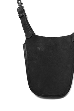 Load image into Gallery viewer, ISAMU KATAYAMA BACKLASH WAIST HANG BAG / DOUBLE-SHOULDER OBJECT DYED (BLACK)